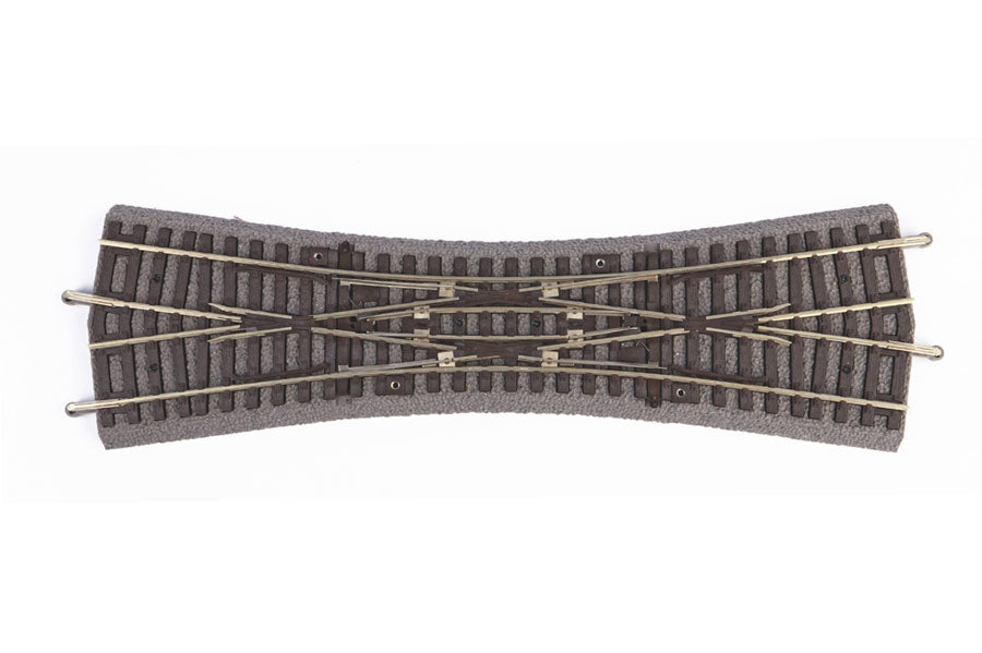 Roadbed A-Track Double Slip Switch DKW, 15° (HO-Scale)