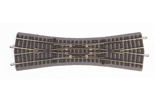 Roadbed A-Track Double Slip Switch DKW, 15° (HO-Scale)