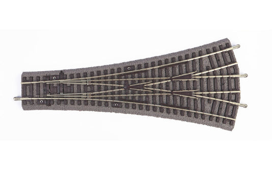 Roadbed A-Track Three Way Switch W3, 15° R9 (HO-Scale)