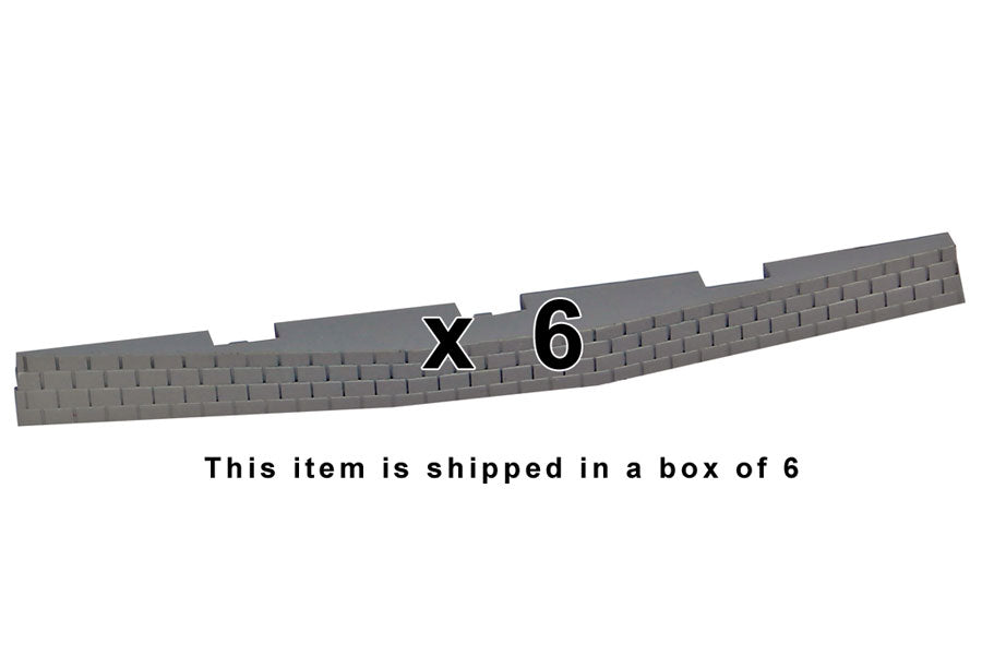 Roadbed for Left Curved Switch Machine, 6 Pcs (HO-Scale)