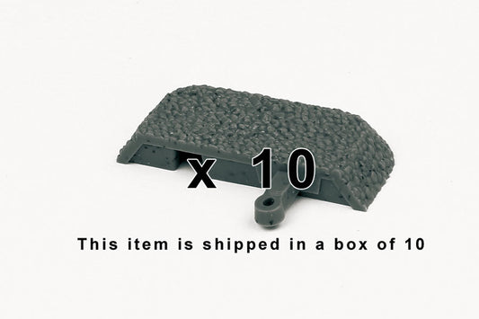 Roadbed End Cap, 10 Pcs (HO-Scale)