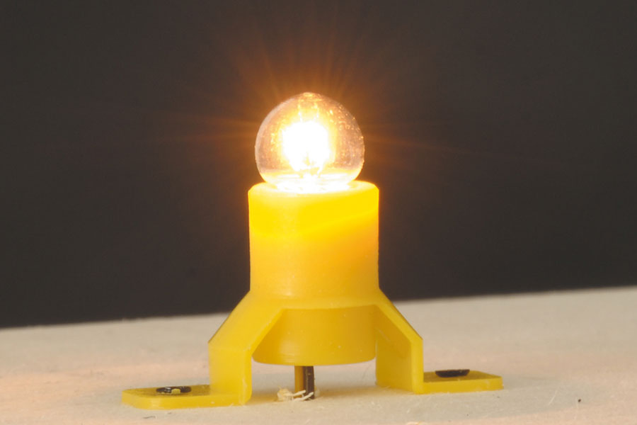 Building Interior Light, 19V, 4 pcs (All Scales)