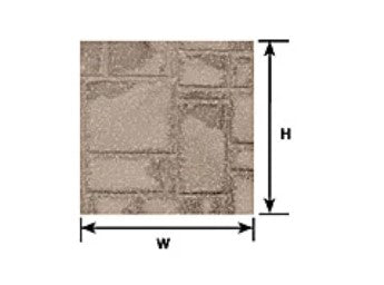 570-91593 Plastruct Sheet Patio Stone Beige .750