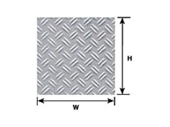 570-91682 Plastruct Sheet Diamond Plate