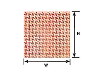 570-91670 Plastruct Sheet Interlocking Red .082"