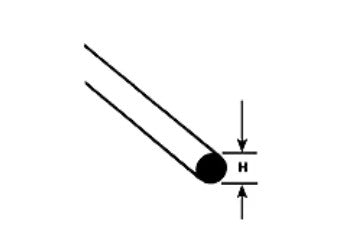 570-90860 Plastruct Round Rod .100"D