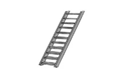 570-90661 Plastruct Stairs 3-5/8"