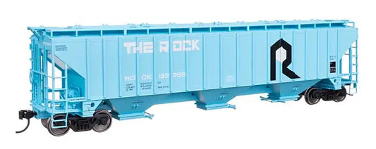 910-49066 WalthersMainline 57' Trinity 4750 3-Bay Covered Hopper - Ready to Run -- Rock Island #133266
