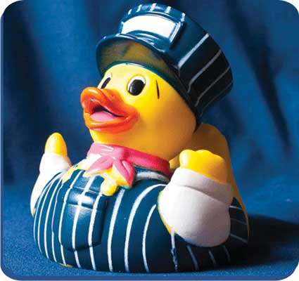 58-7 Floating Engineer Rubber Duck