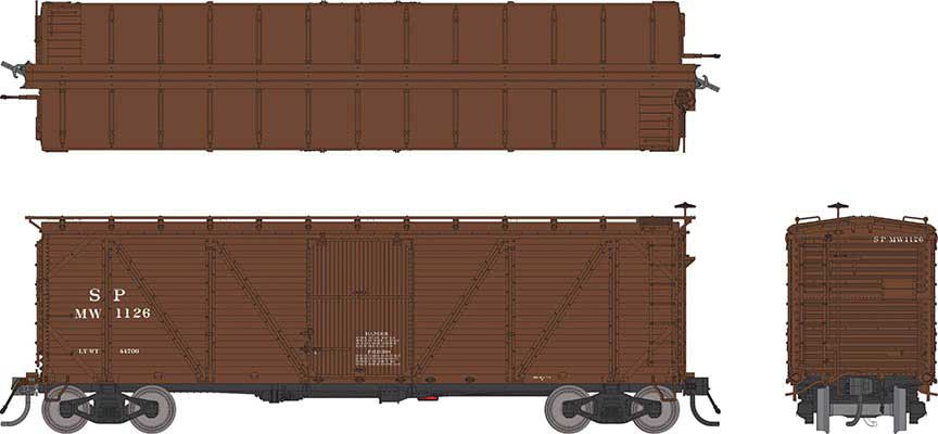 606-171006A Rapido HO B-50-15 Boxcar -- SPMW #1399
