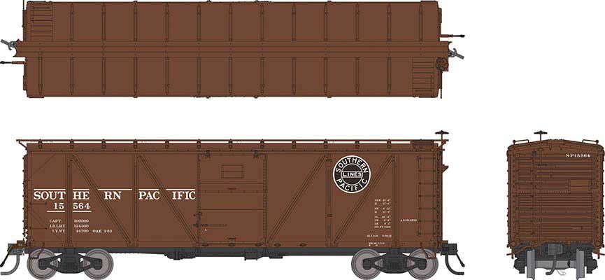 606-171007A Rapido HO B-50-15 Boxcar -- SP #15235