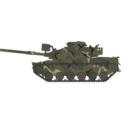 606-804002 Rapido HO M60A1 Tank - MERDC Summer