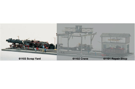 Classic Line Locomotive Scrap Yard, Building Kit (HO-Scale)