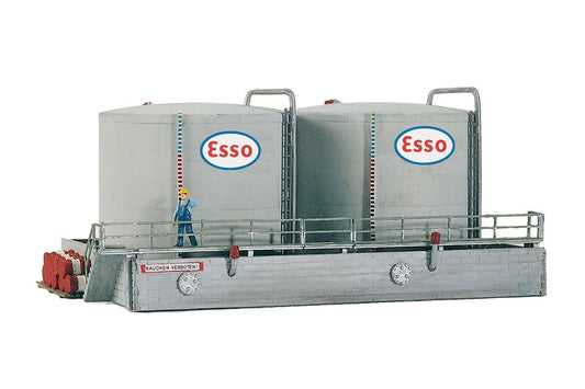 Classic Line Shell Storage Tanks Low, Building Kit (HO-Scale)