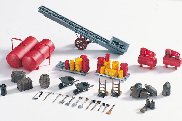 PIKO 61111 Classic Line Coal Elevator & Accessories, Building Kit (HO ...