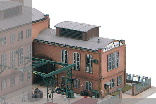 Classic Line Factory Side Building, Building Kit (HO-Scale)