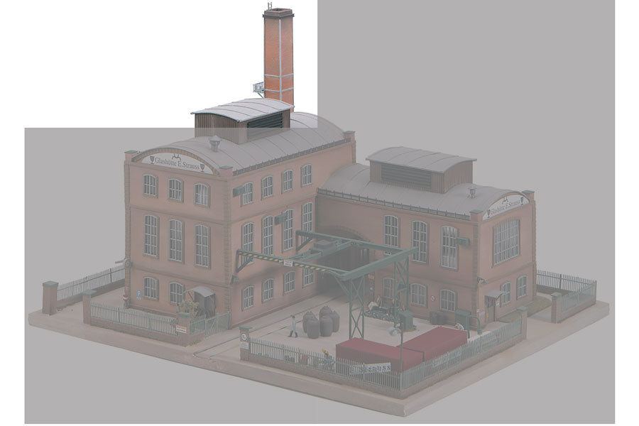 Classic Line Factory Chimney, Building Kit (HO-Scale)