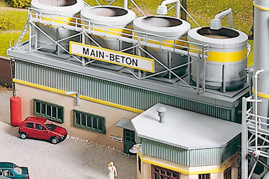 Classic Line Concrete Plant Mixing Building, Building Kit (HO-Scale)