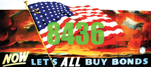 293-8436 Tichy HO Lets All Buy Bonds Billboard
