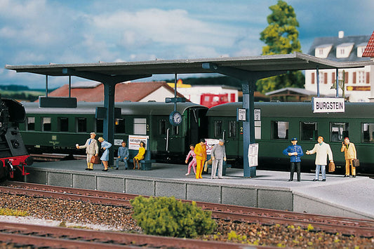 Hobby Line Burgstein Platform, Building Kit (HO-Scale)