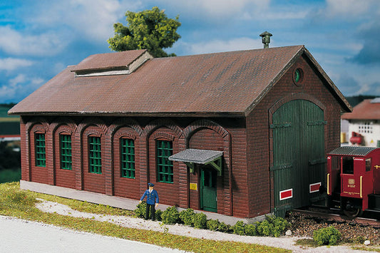 Hobby Line Burgstein Loco Shed, Building Kit (HO-Scale)