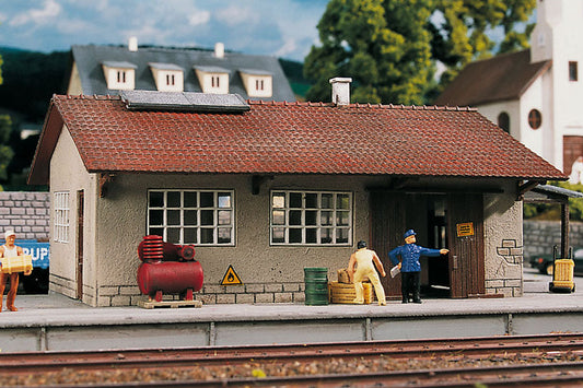 Hobby Line Burgstein Goods Depot, Building Kit (HO-Scale)