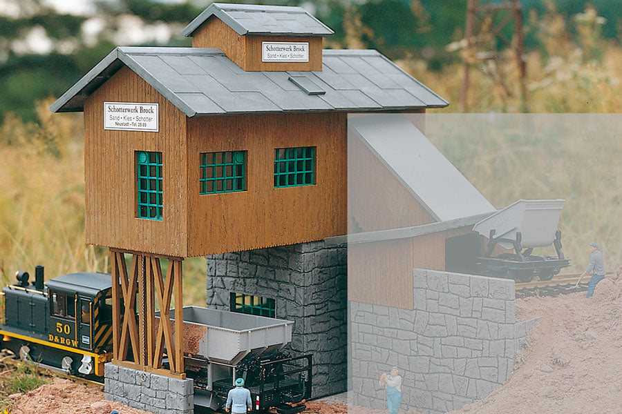 Gravel Works Main Building, Building Kit (G-Scale)