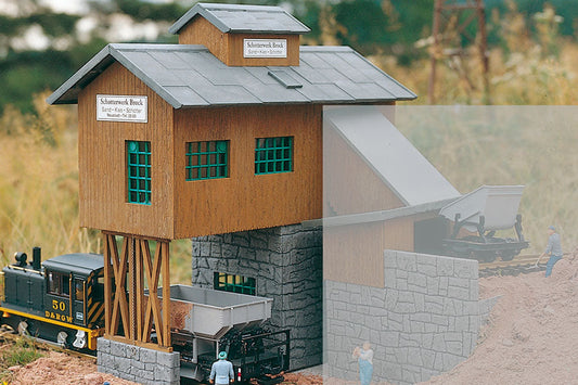 Gravel Works Main Building, Building Kit (G-Scale)