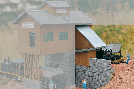 Gravel Works Side Building, Building Kit (G-Scale)