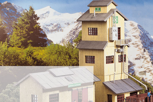 CoOp Grain Elevator, Building Kit (G-Scale)