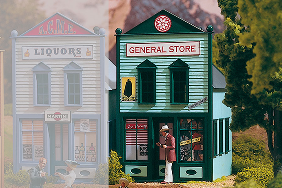 General Store Building Building PIKO 62234 General Store, Building Kit (G-Scale) – Reed's Hobby Shop