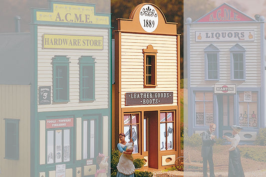 Leather Goods and Boots, Building Kit (G-Scale)