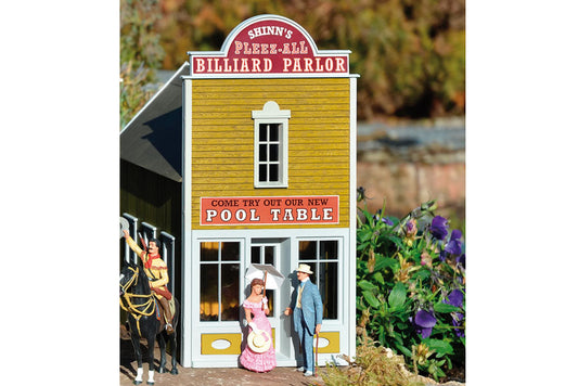 River City Shinns Billiard Parlor Built-Up Building (G-Scale)