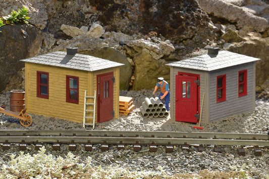 Railroad Tool Shed 2-pack Built-Up Building (G-Scale)
