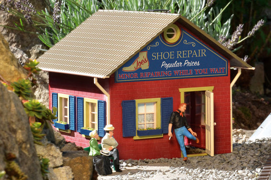 Joes Shoe Repair Built-Up Building (G-Scale)