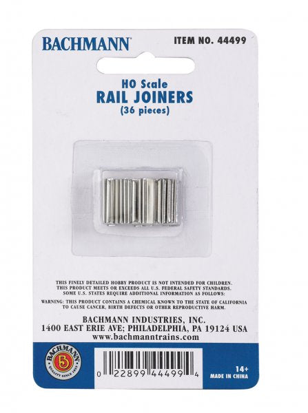 160-44499 Bachmann NS EZ Rail Joiners