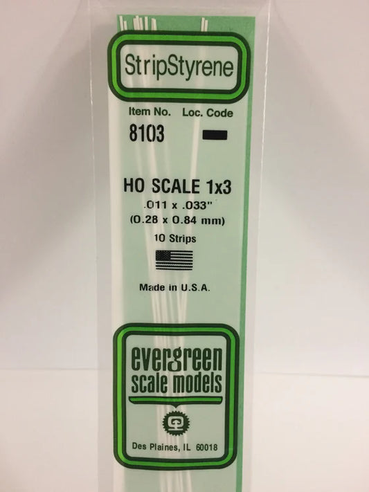 269-8103 Evergreen Strip -- HO 1x3