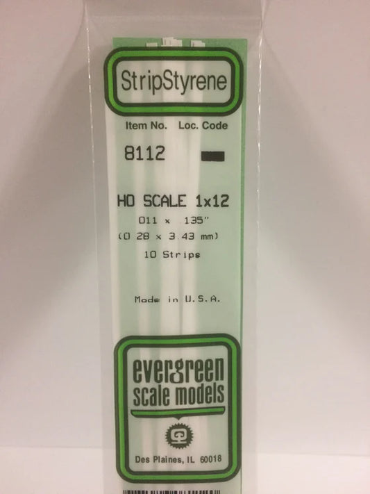 269-8112 Evergreen Strip -- HO 1x12