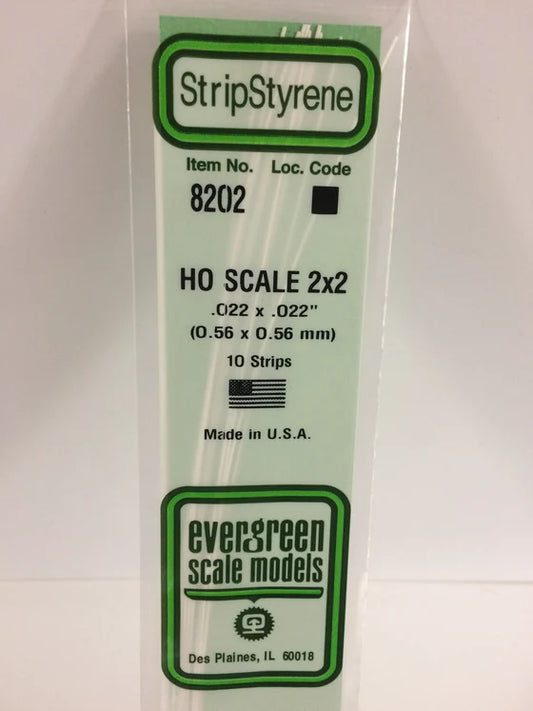 269-8202 Evergreen Strip -- HO 2x2