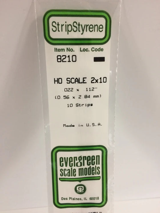 269-8210 Evergreen Strip -- HO 2x10