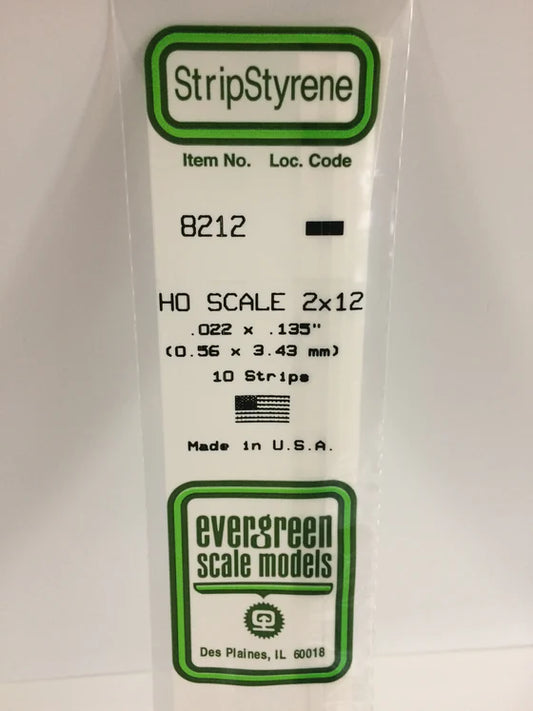 269-8212 Evergreen Strip -- HO 2x12