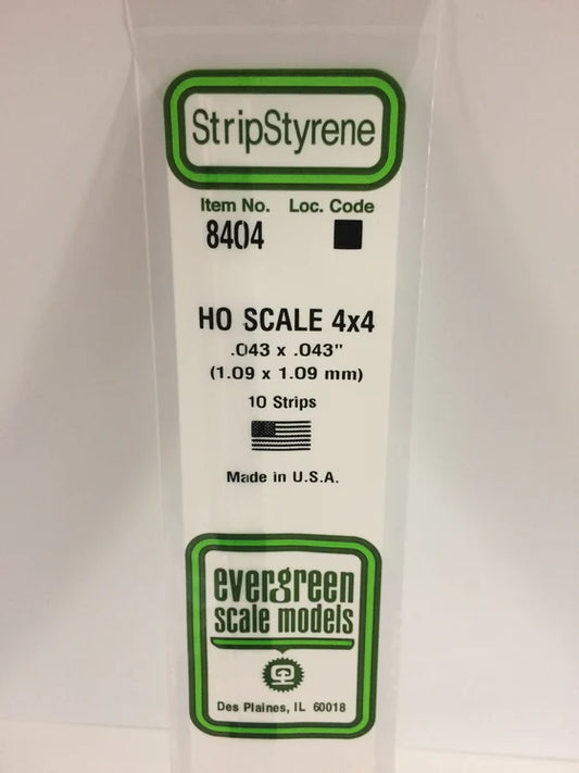 269-8404 Evergreen Strip -- HO 4x4