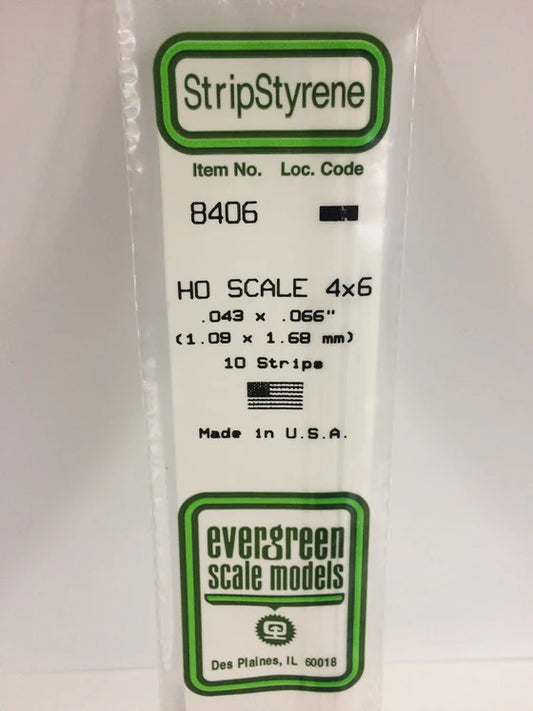 269-8406 Evergreen Strip -- HO 4x6