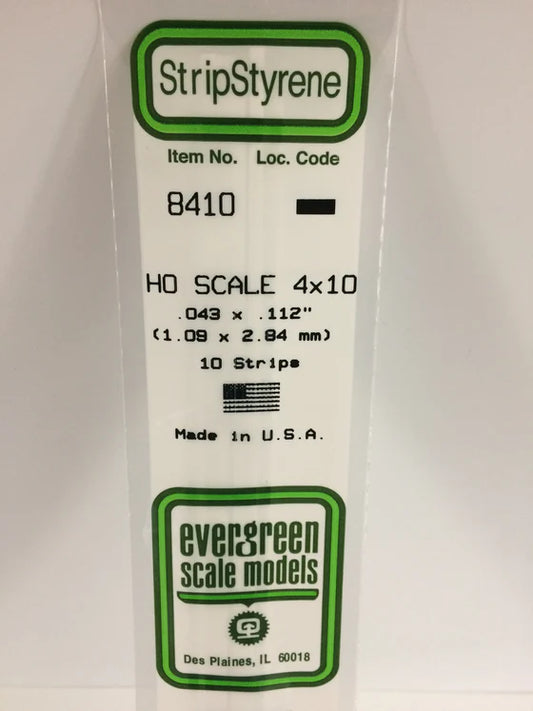 269-8410 Evergreen Strip -- HO 4x10