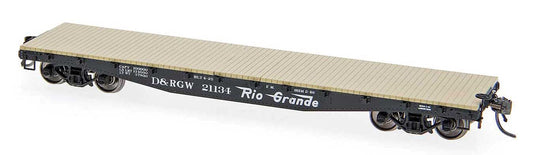 85-32302 IRC HO 42' Fishbelly Flatcar -- D&RGW #21024