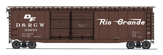 85-45629 IRC HO	50' PS-1 Boxcar -- D&RGW