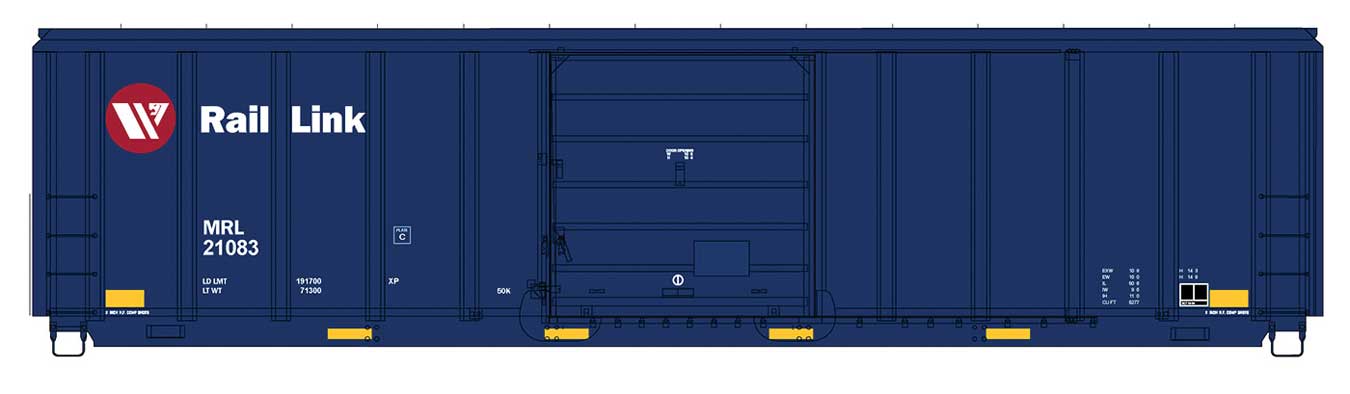 85-47525 IRC HO PS Boxcar -- MRL #21154