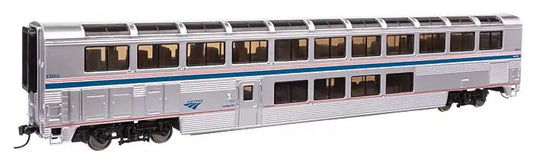 920-12046 Walthers 85' Pullman-Standard Superliner I Lounge - Lighted - Amtrak(R) Ph VI #33002