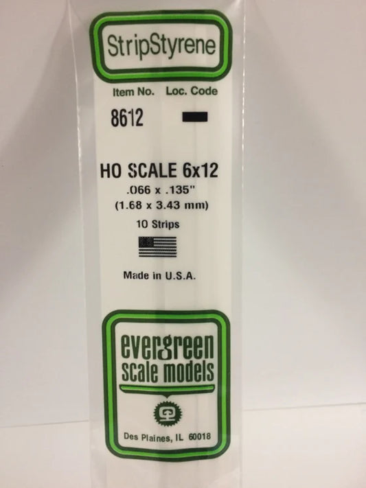 269-8612 Evergreen Strip -- HO 6x12