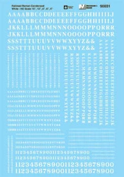 460-90031 Microscale Condensed Roman -- White